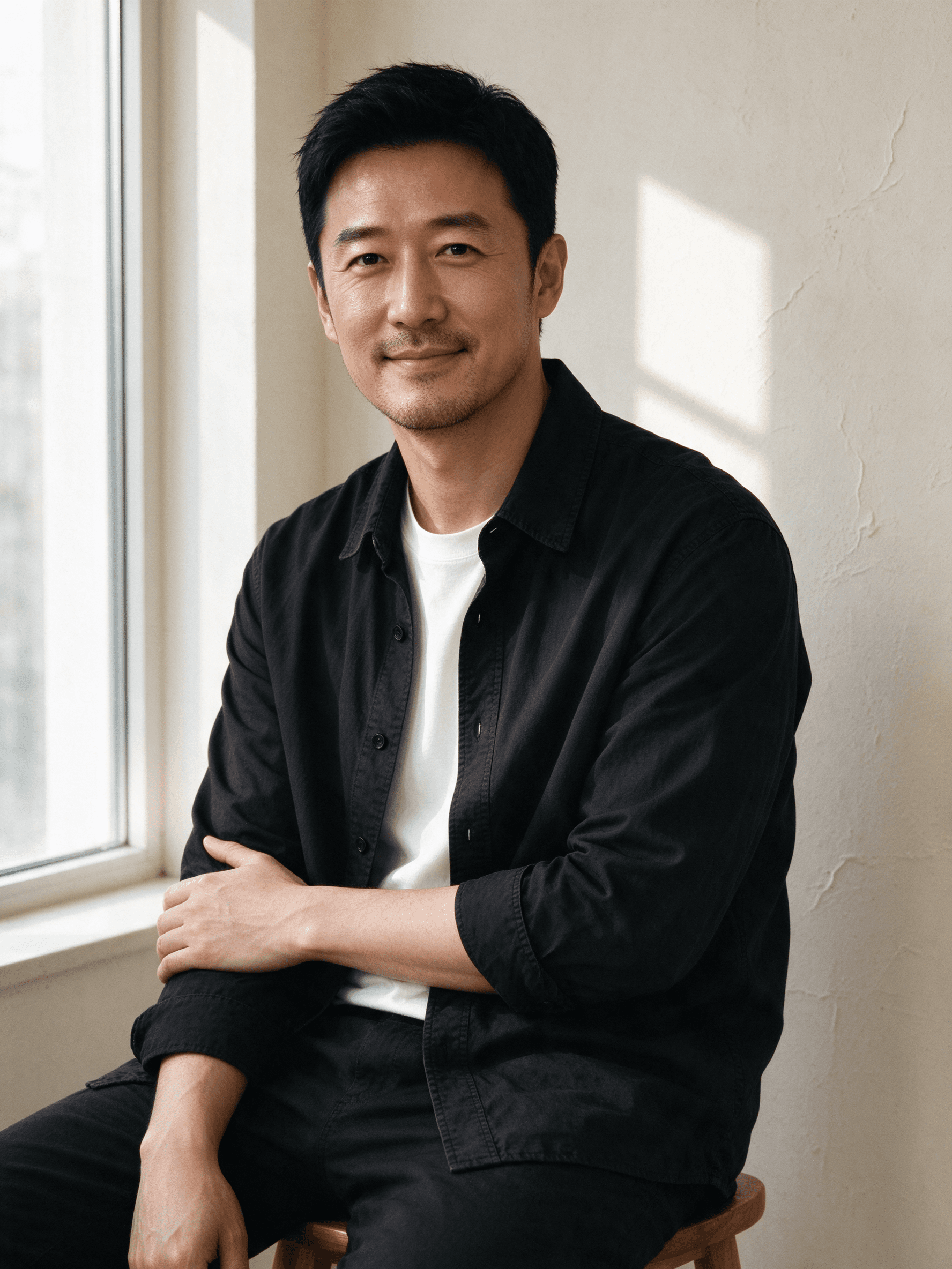 Portrait of Daniel Kim, art director