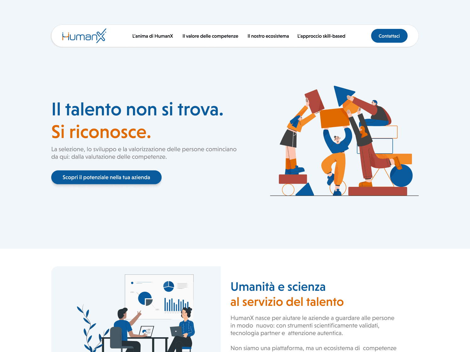 Interfaccia utente sito web responsive design Potenza