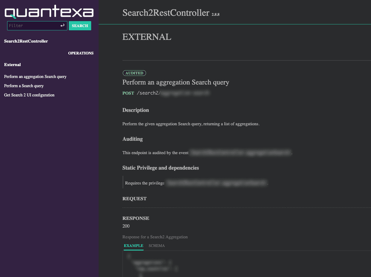 REST API doc before example