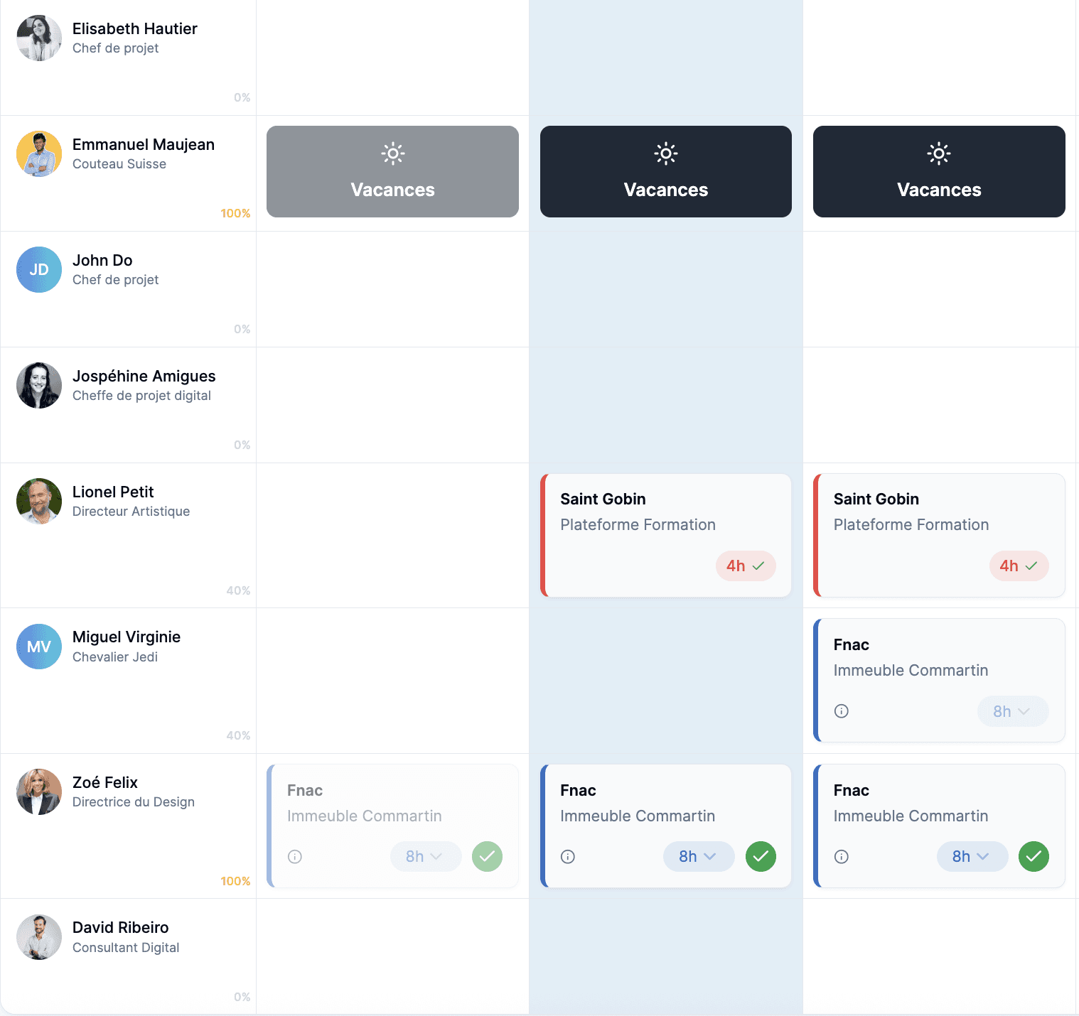 An image of Freelio's project ui