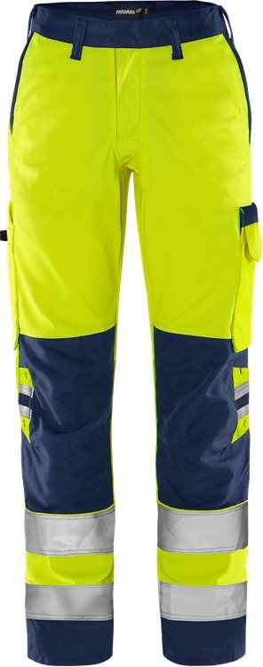 Werkbroek dames Waregem — FRISTADS High vis Green broek dames klasse 2 2642 GPLU