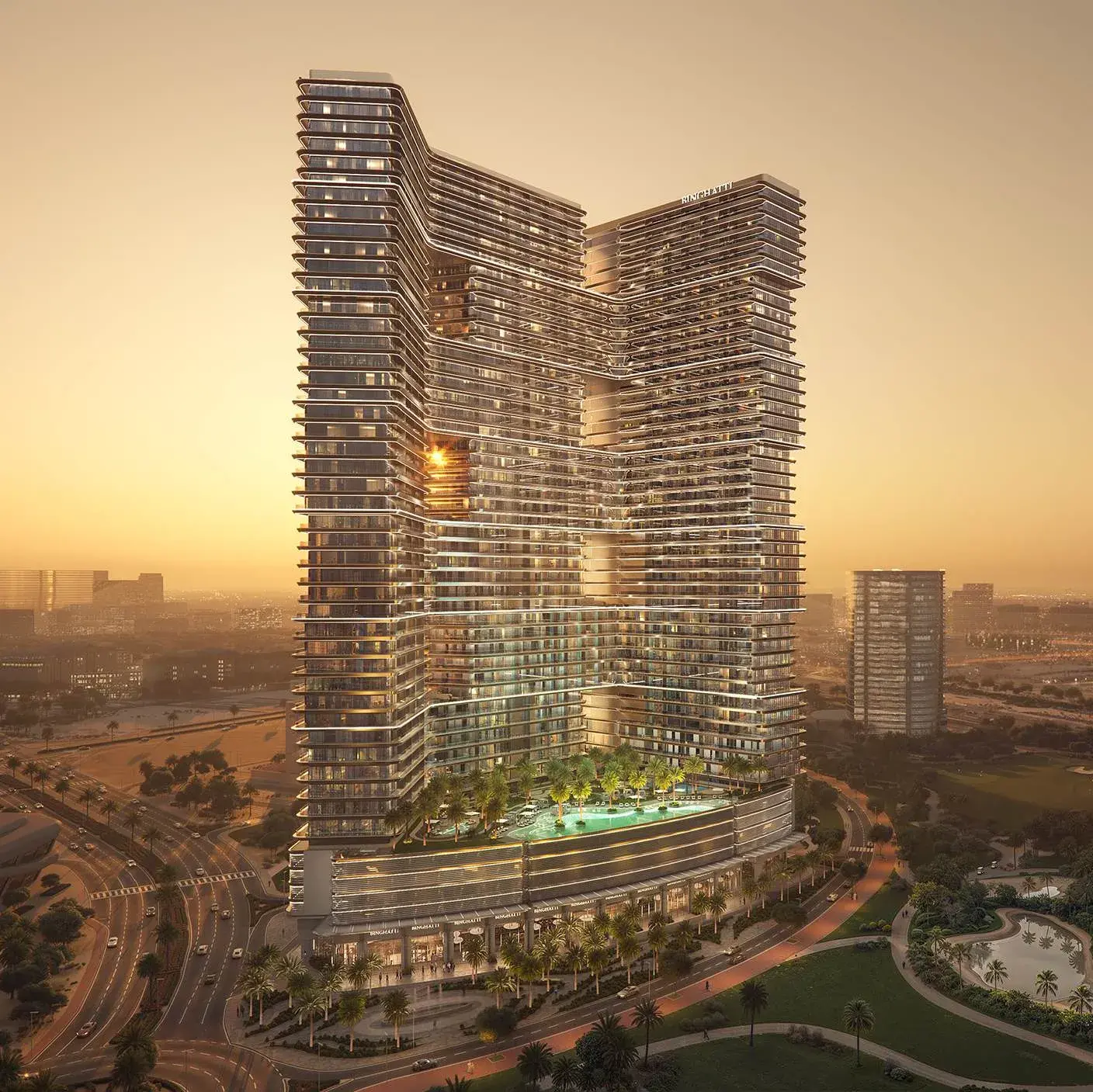 Binghatti Sky Terraces building view