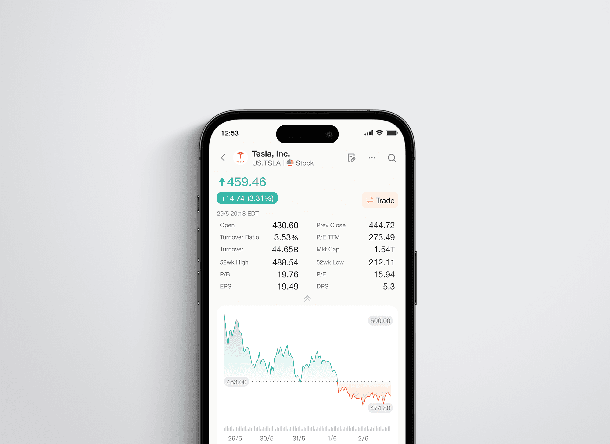 Hero image featuring the app on a phone device