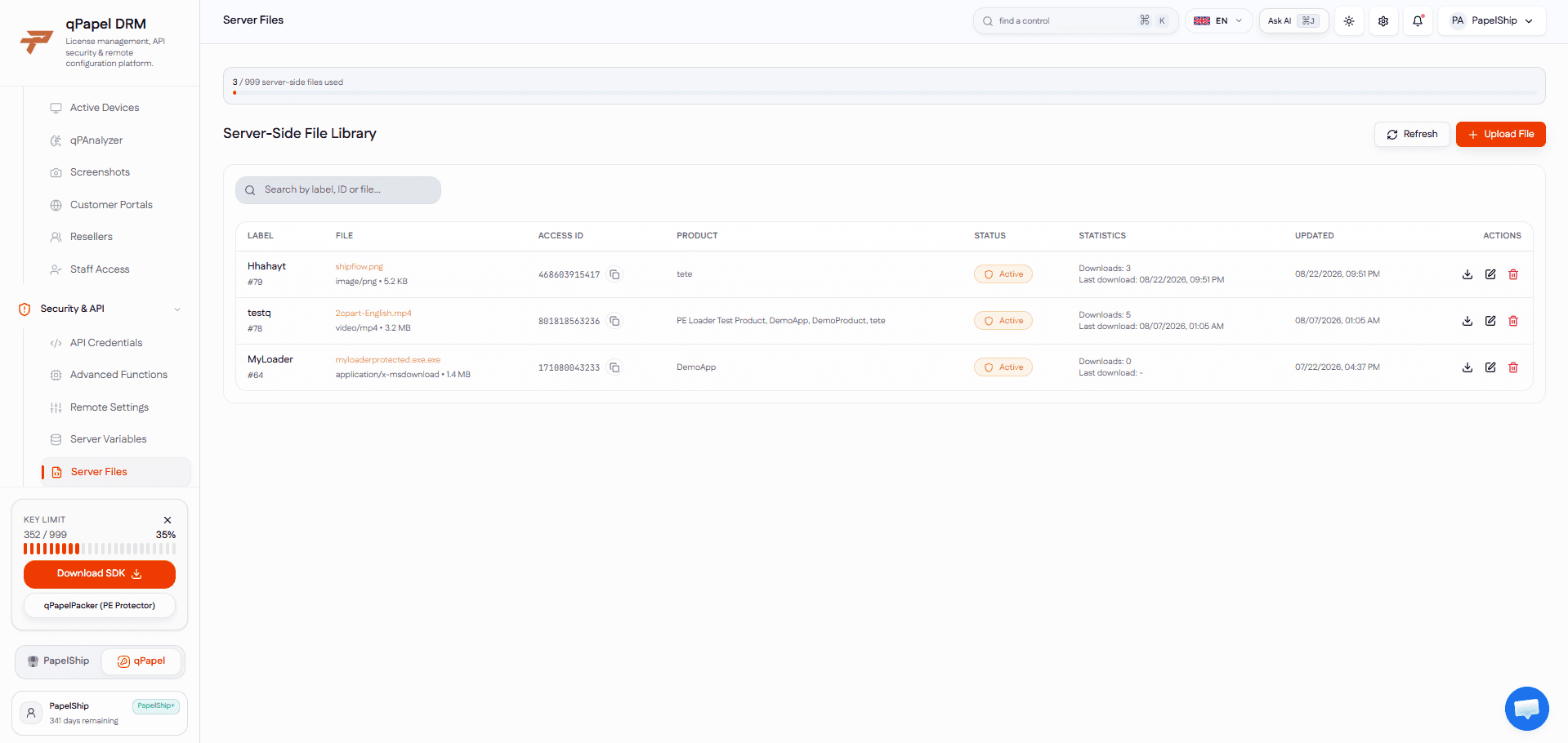 Server-side vault for C# software licensing