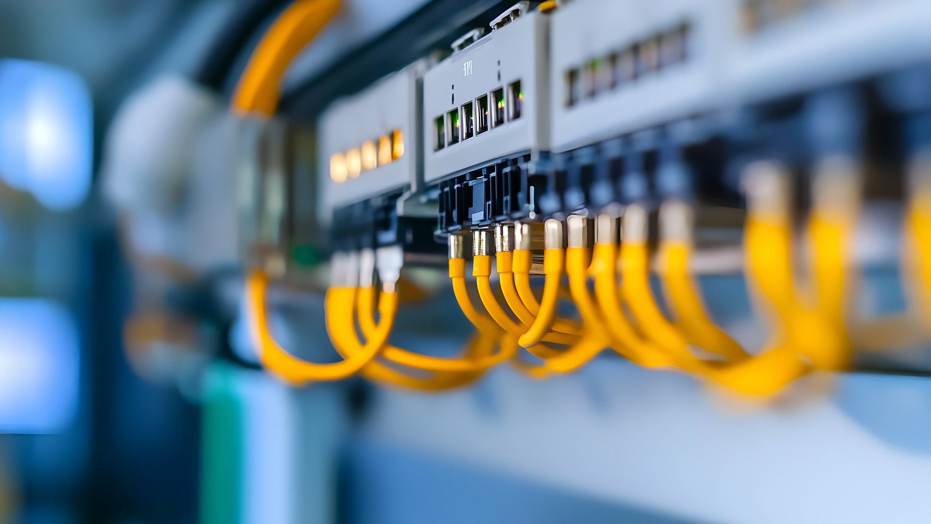 A clean room with a specialist interacting with a robotic arm, surrounded by equipment and research materials.
