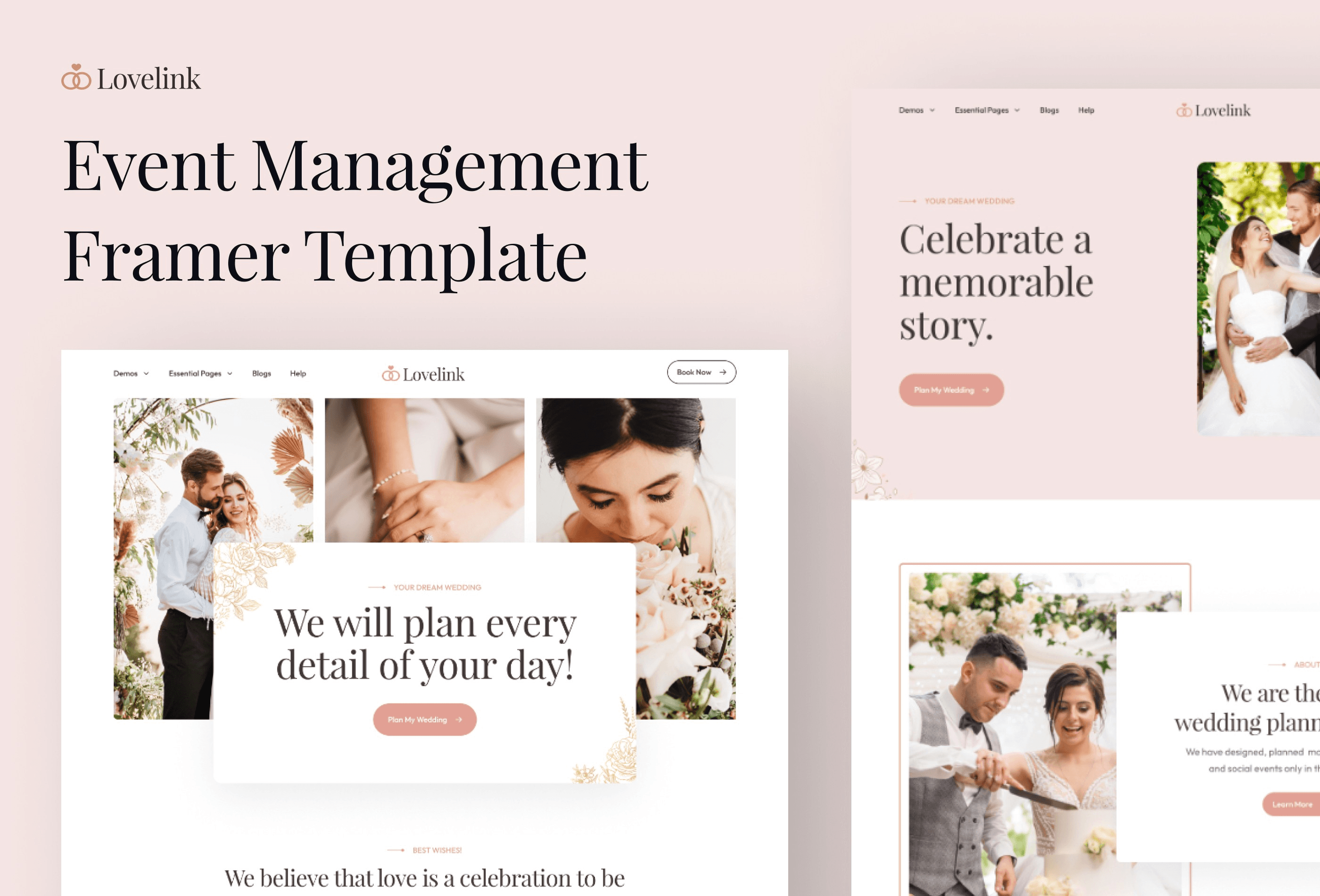 11 Top Wedding Website Templates - Loveline
