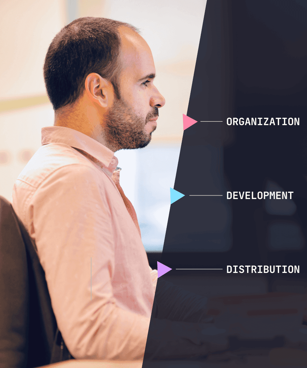 a man from superlinear looking at the 3 pillars of MLOps capability