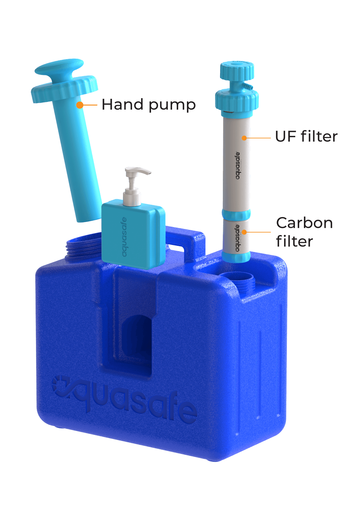 Planet Water Foundation AquaTower community water filtration system