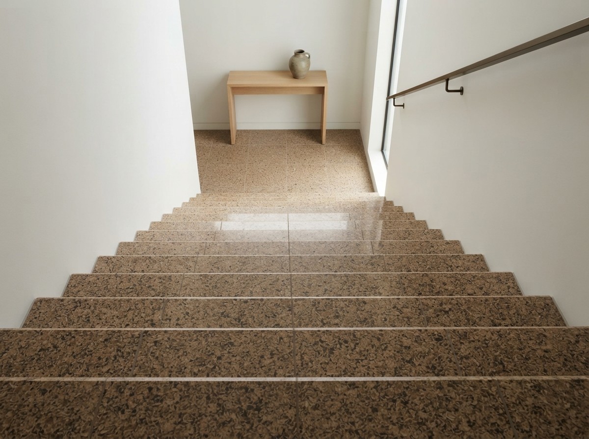 Golden Leaf Honded Natural Granite Honded finish application example - Saudi natural stone by Al Takadom