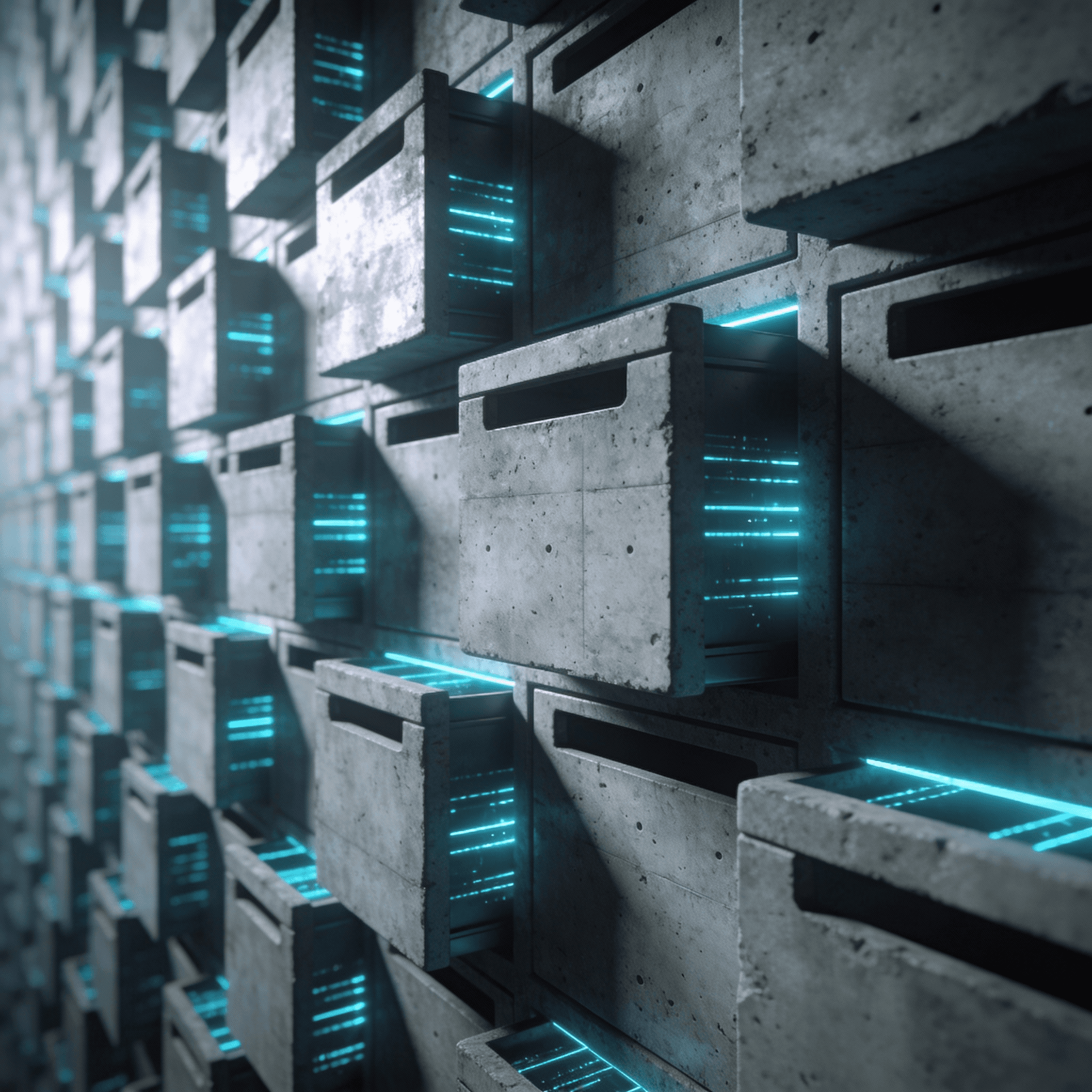 picture of a futuristic datacenter