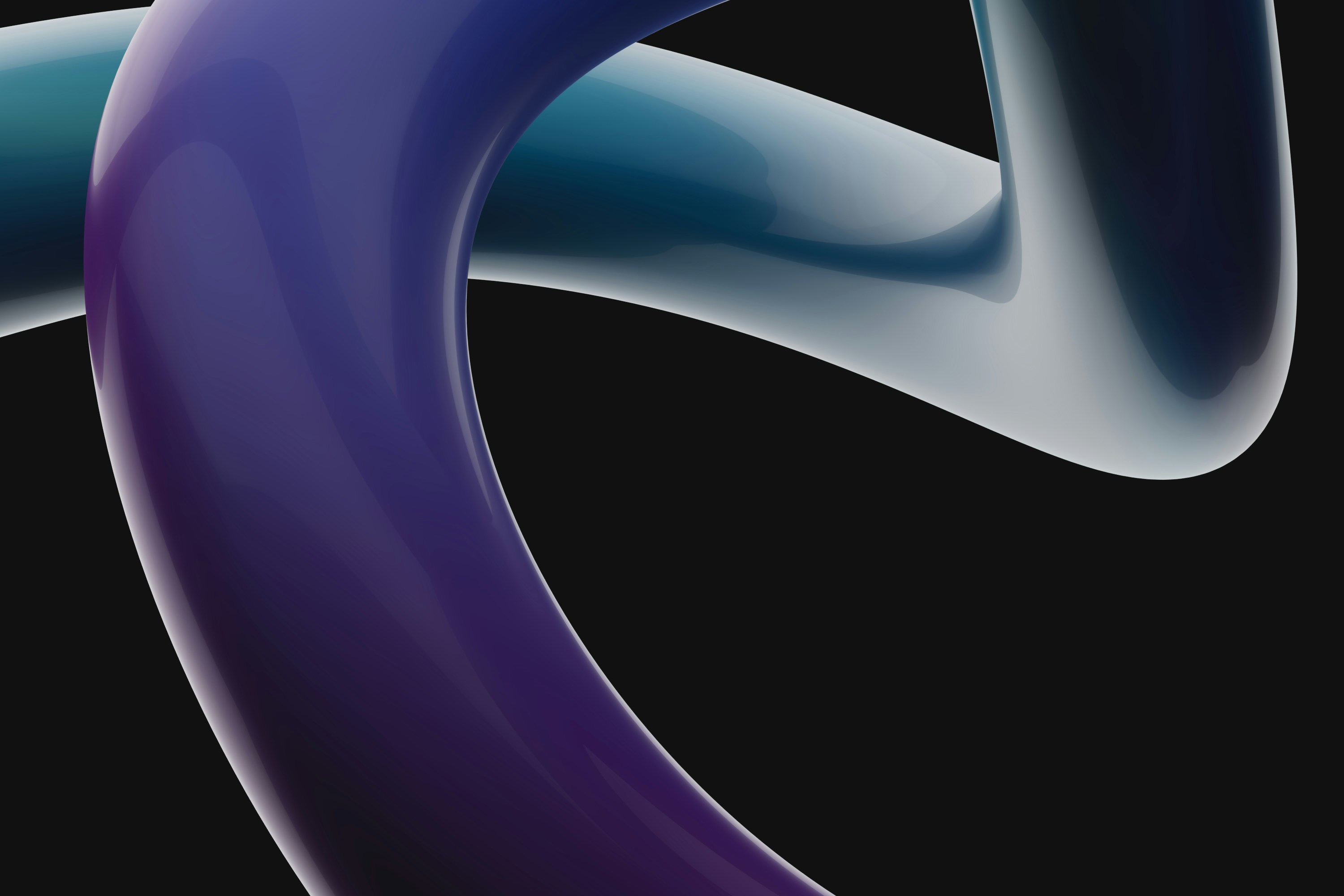 a black background with a purple and blue design