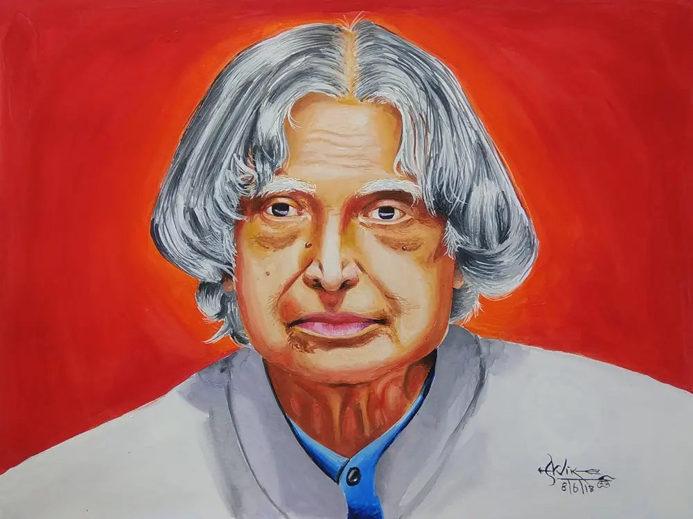 abdul kalam painting