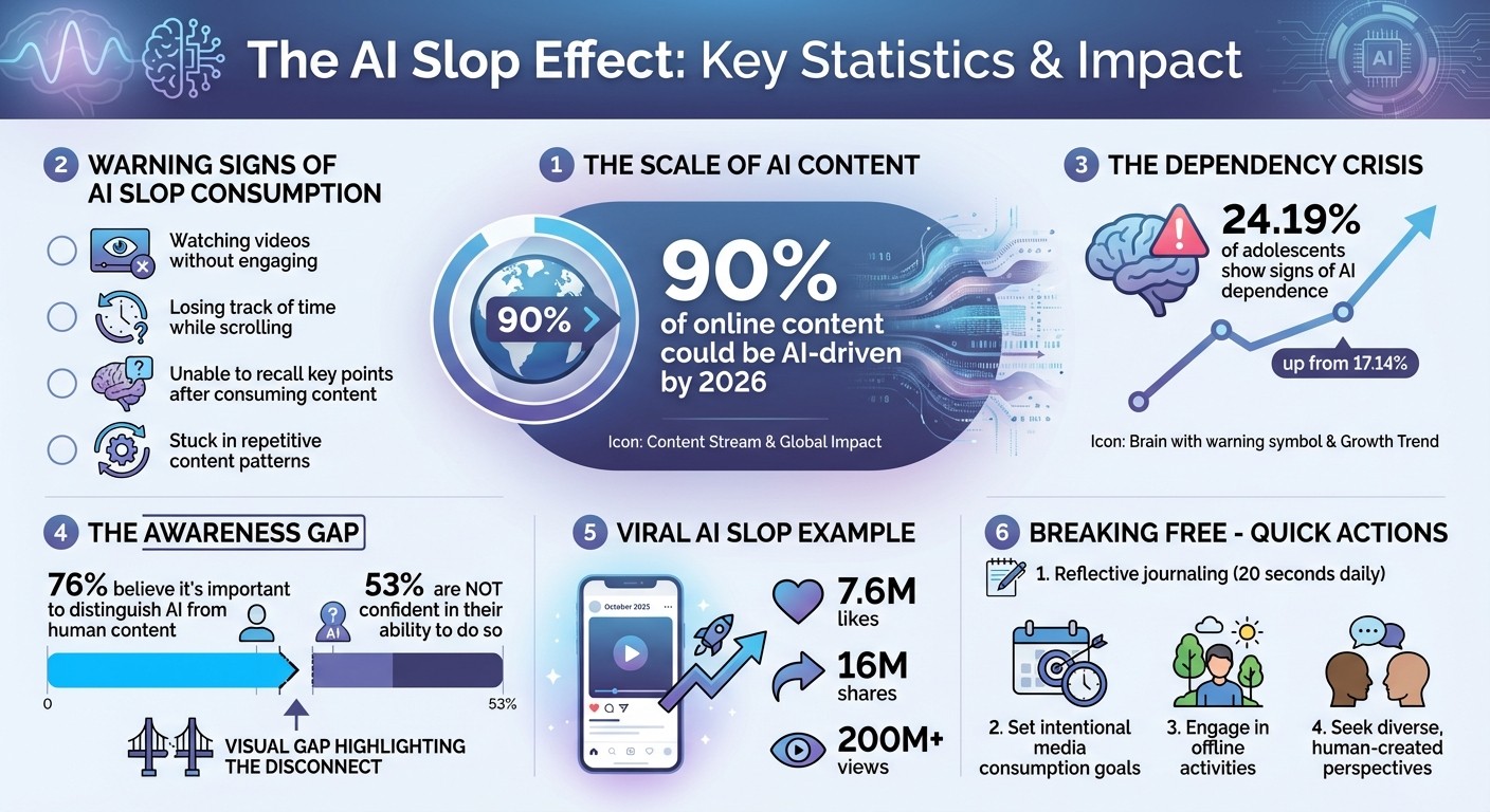 The Impact of AI Slop on Mental Health and Digital Consumption Statistics