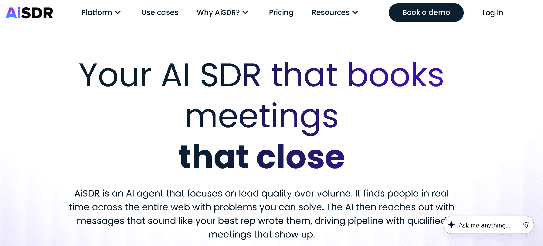 AiSDR home