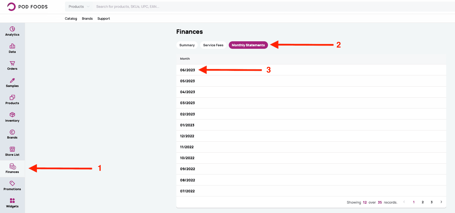 Monthly Statements 1