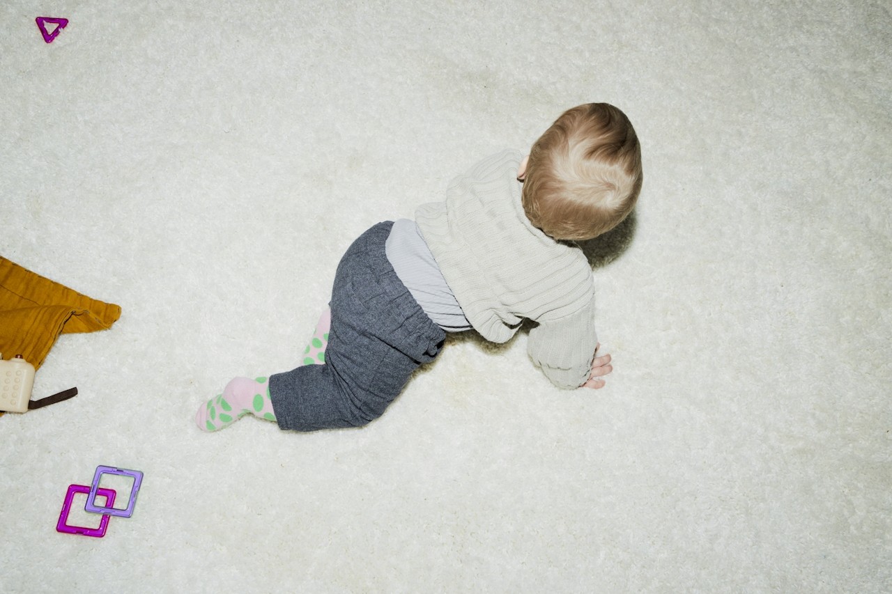 Woman Sit On The Floor