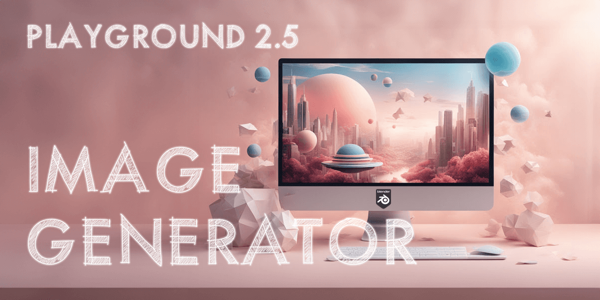 The Image Generator addon for Blender leverages AI to create high-resolution images from text prompts. It’s powered by Playground V2.5