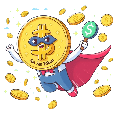 illustration of a dollar shaped character on a skateboard