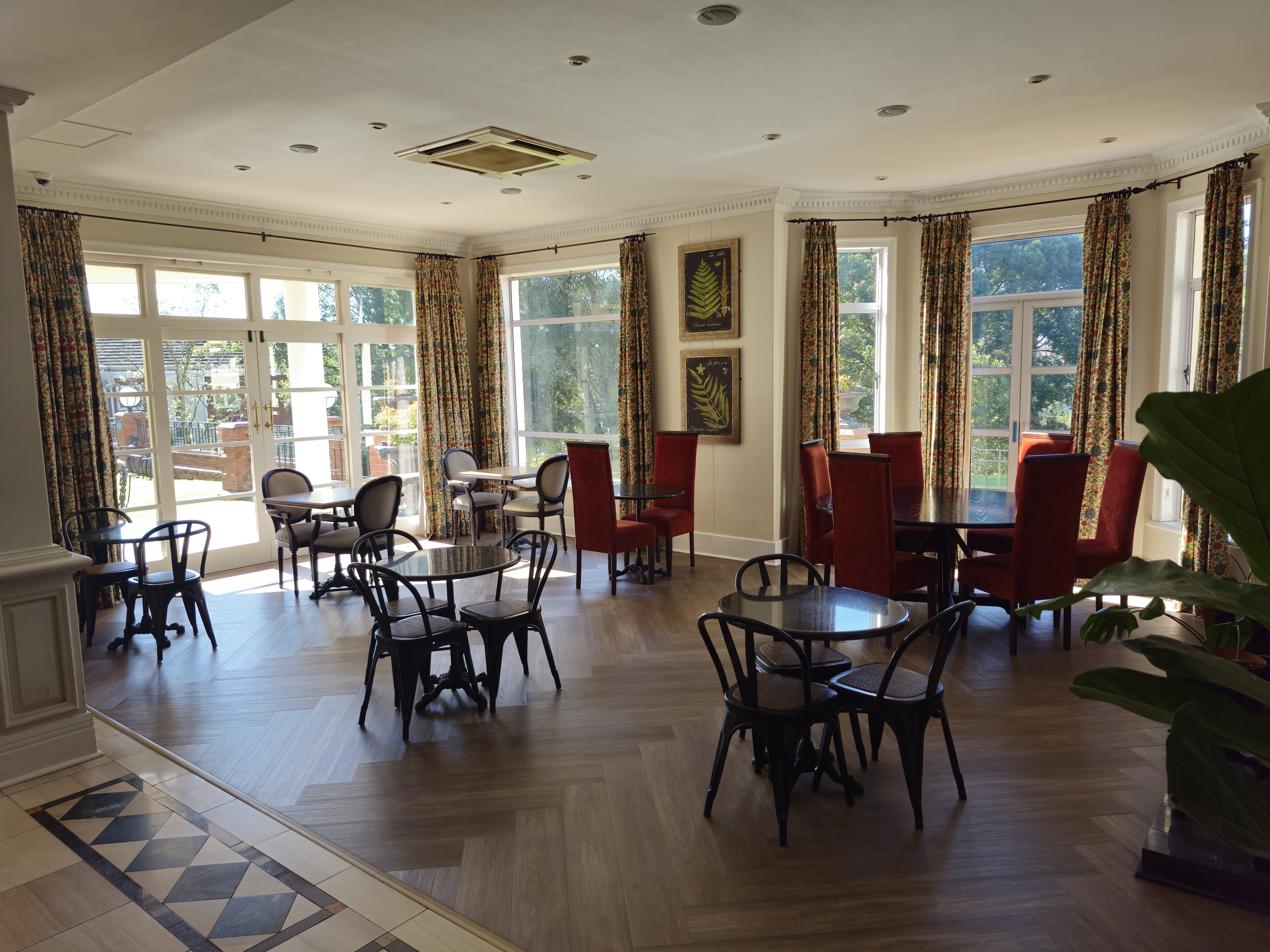 Seasonal locally sourced dishes served at Redlands Restaurant.