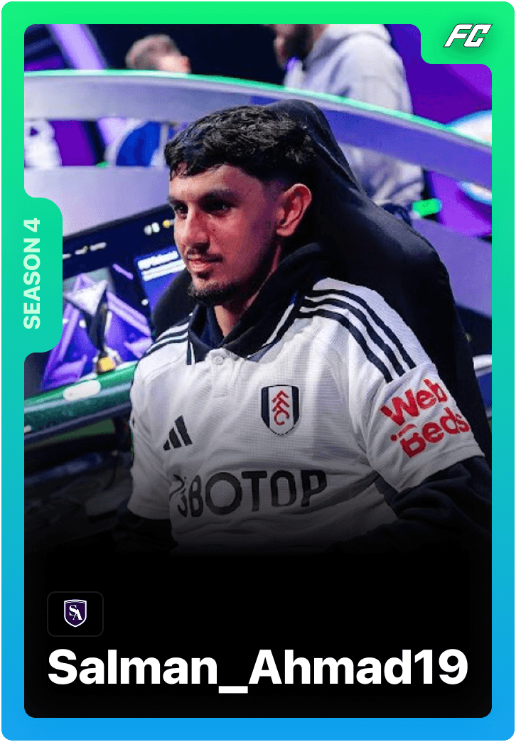 Salman_Ahmad19 FC esports professional player in 1v1Me FC live league