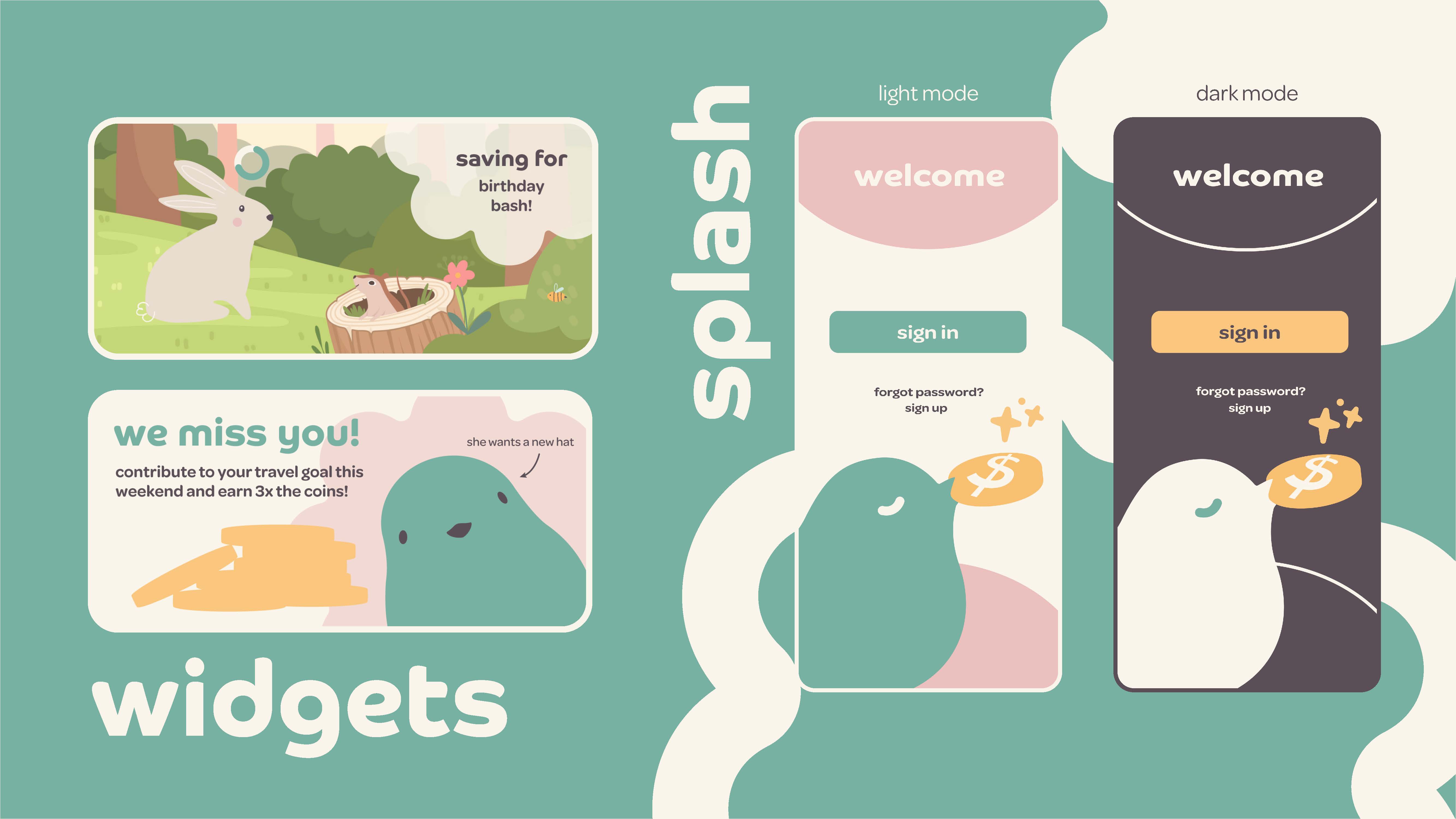 Widgets & light/darrk mode