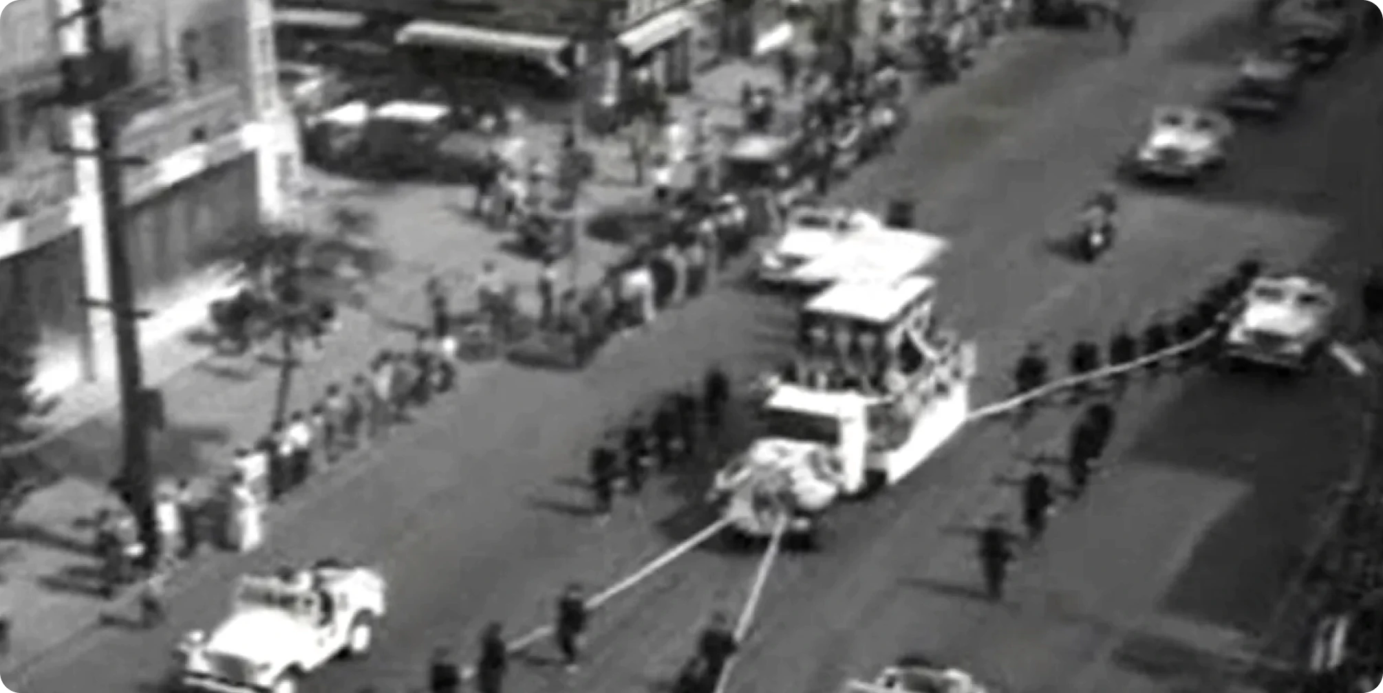 출처 : 이준 열사 유해 환국 국민장 장면, 1963, 행정안전부 국가기록원