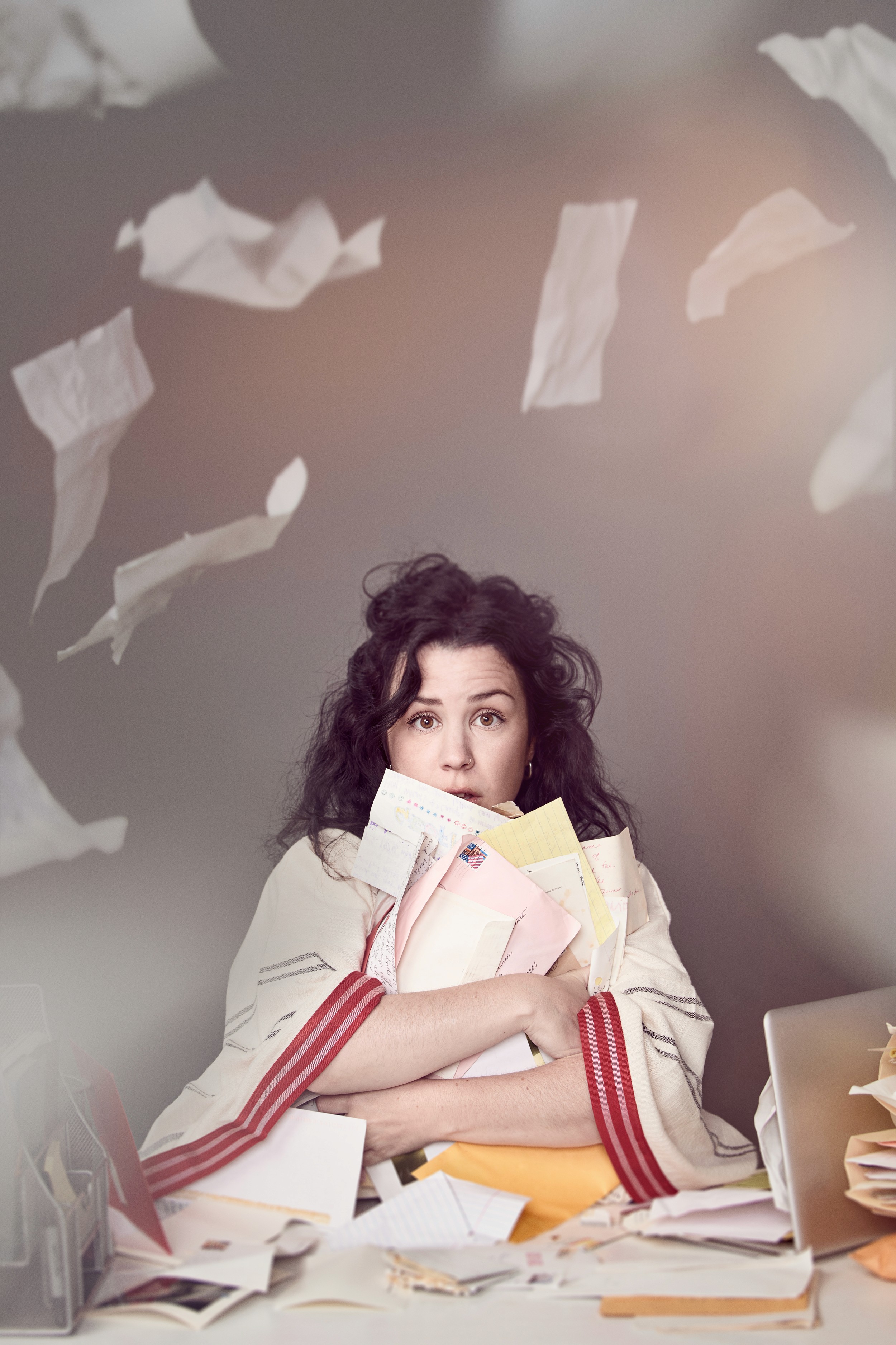 A key art poster for a production of Tiny Beautiful Things