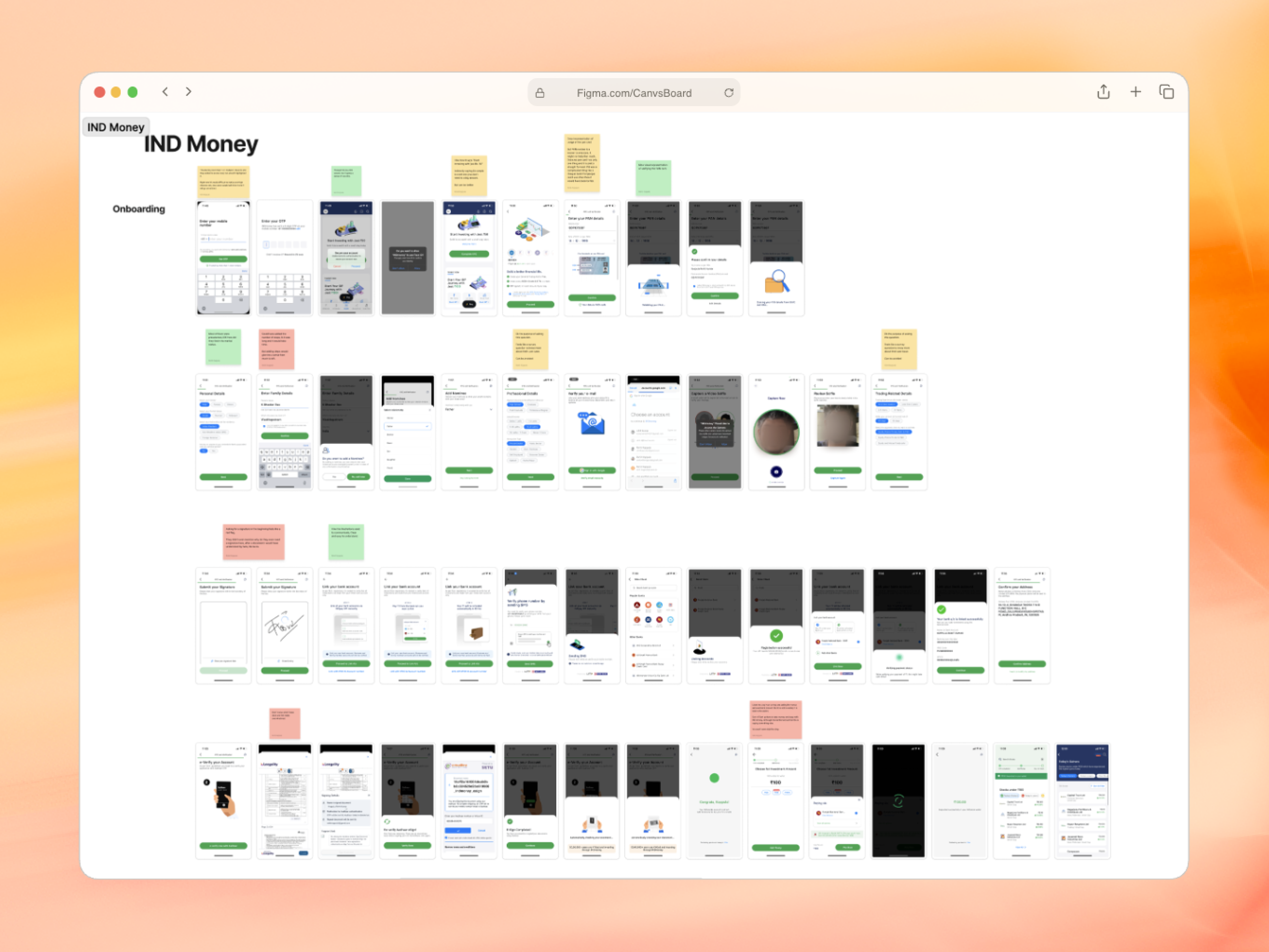 Documentation of the various requirements and inputs for a particular project