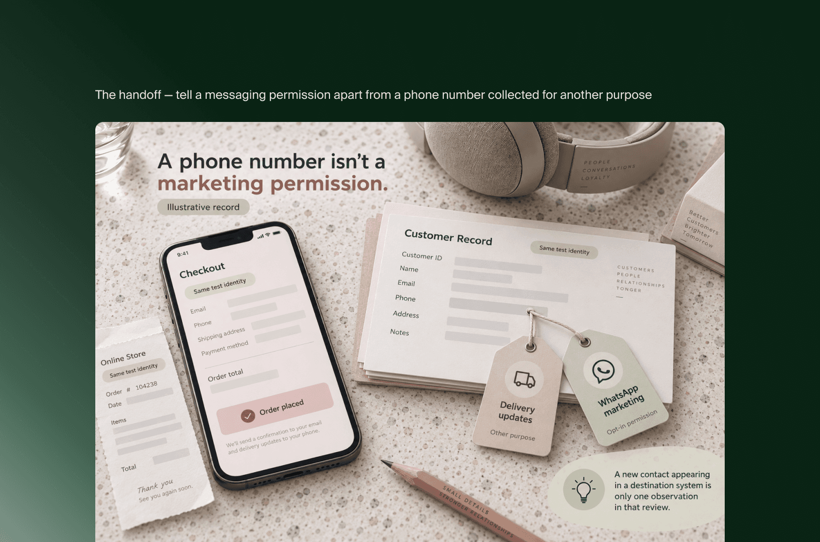 Shopify-Checkout und Kundendatensatz: Eine Telefonnummer für Lieferupdates ist keine Einwilligung ins WhatsApp-Marketing