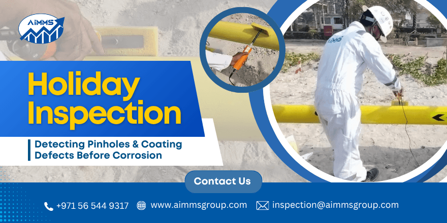 Holiday inspection for pinhole detection and coating testing in UAE using Elcometer 270