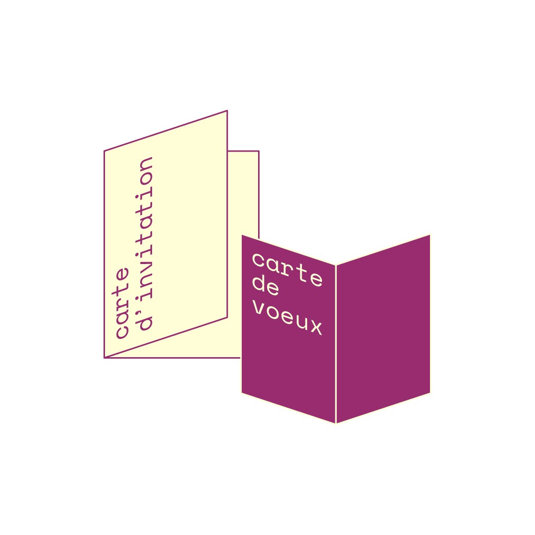 Illustration carte pliée