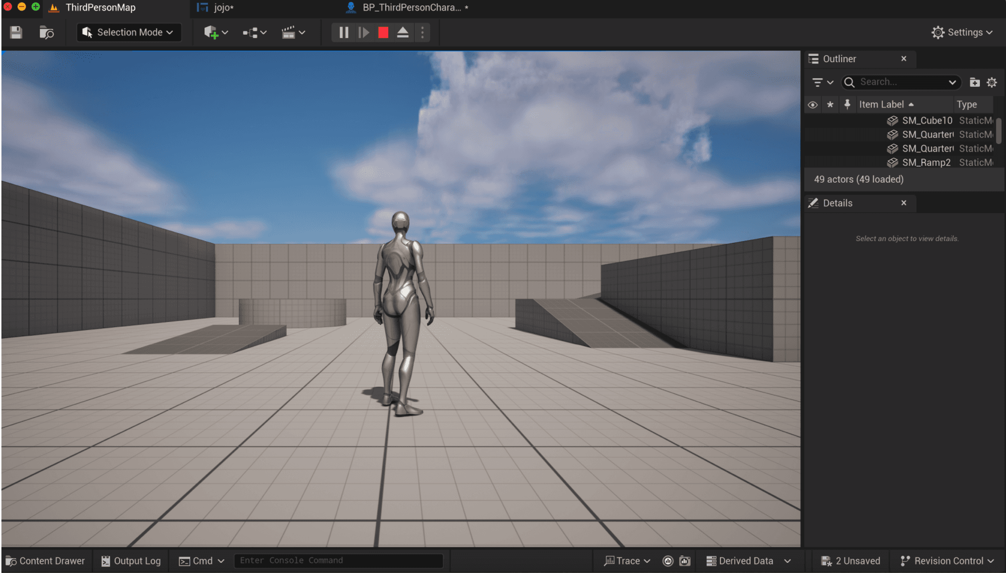 Press "Play" to run the game in the editor and test the integration.