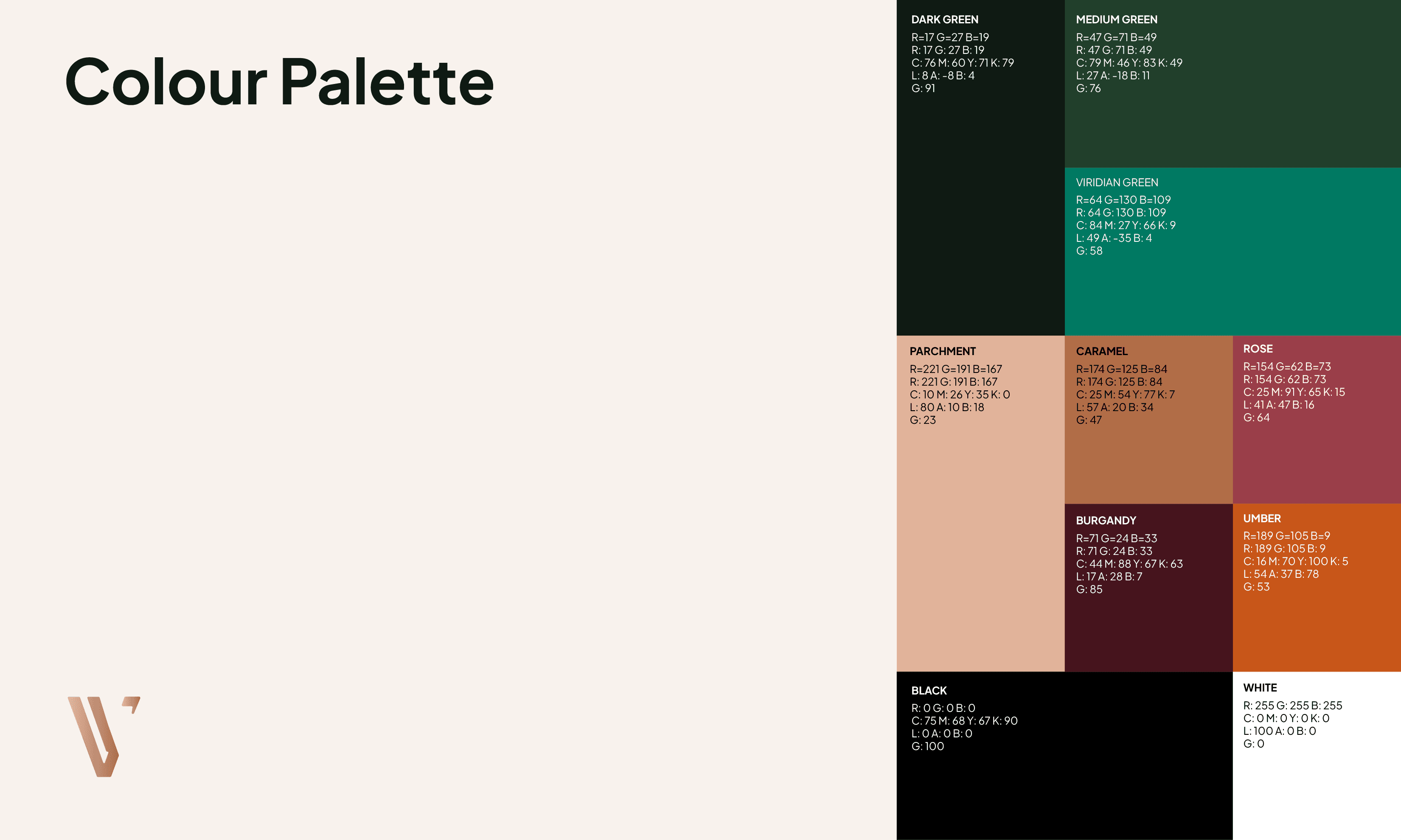 viridian Colour Palette