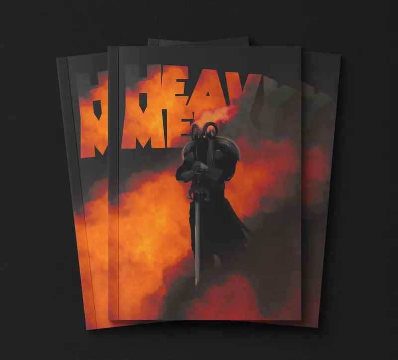 Heavy Metal editorial covers
