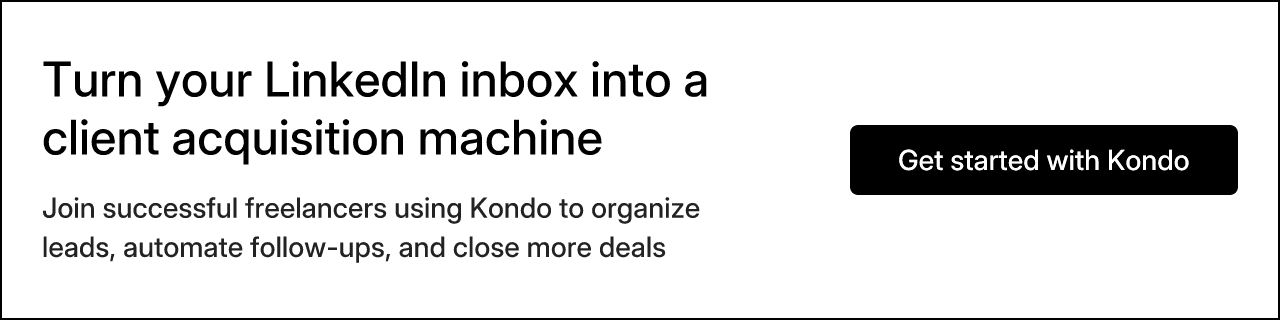 Turn your LinkedIn inbox into a client acquisition machine