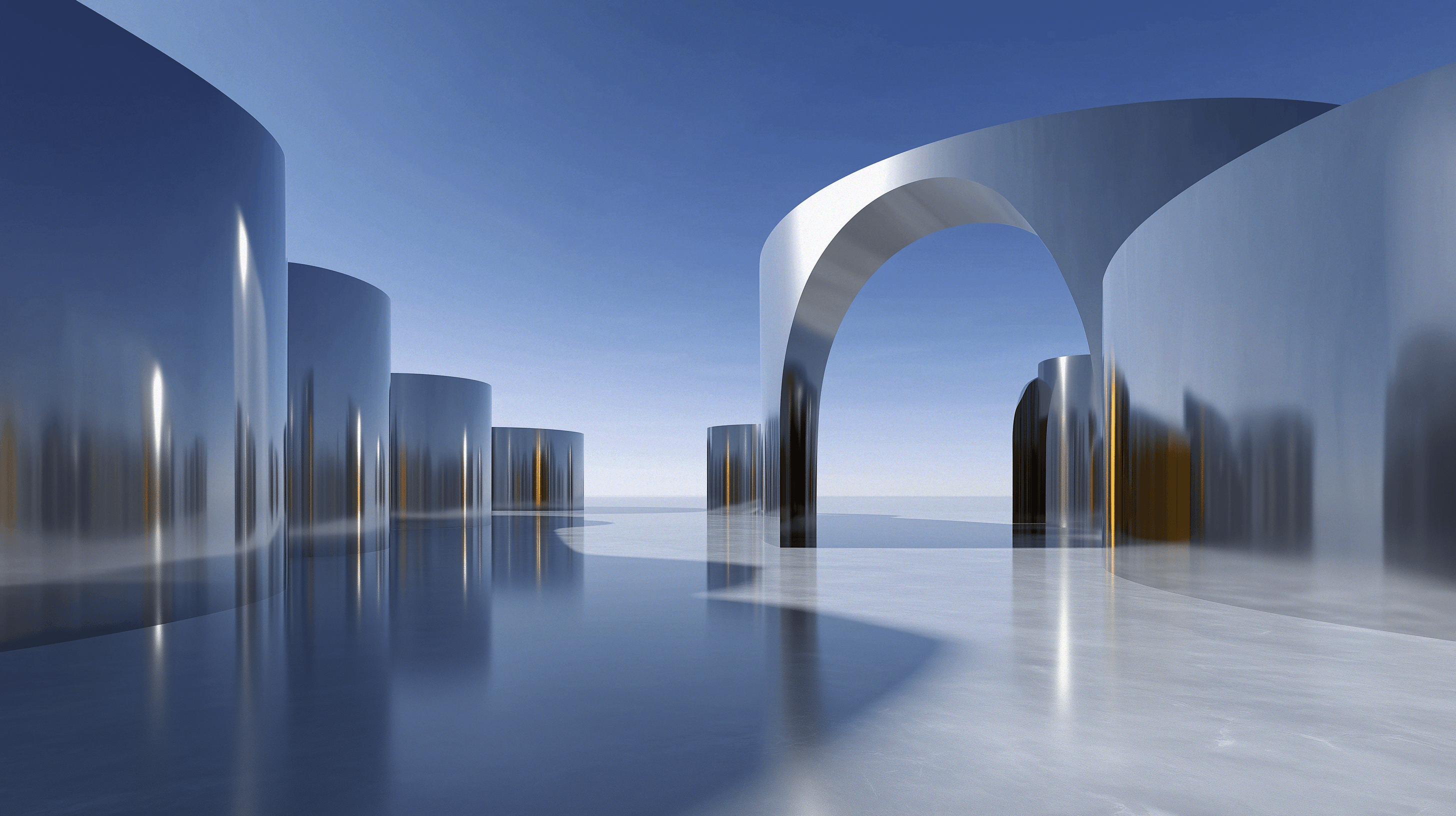 arquitetura abstrata representando a busca por jurisprudência com inteligência artificial