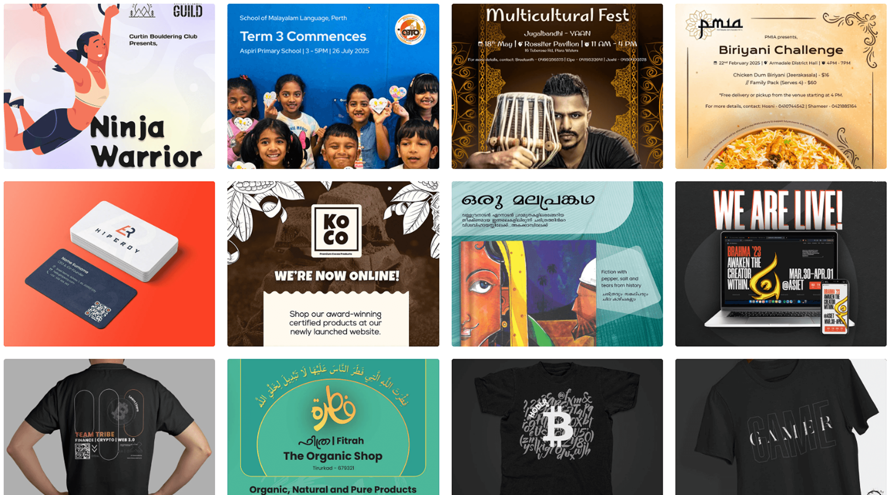 Modern food magazine brochure mockup with bold typography and bright yellow accents