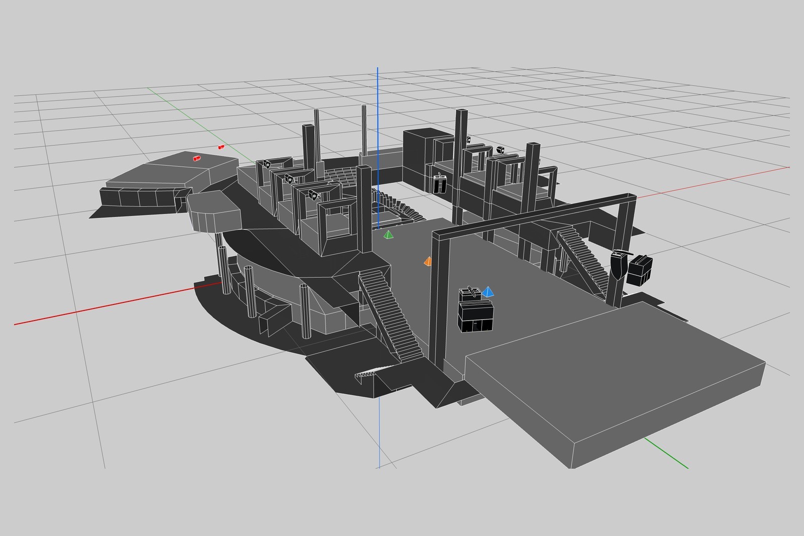 Soundvision 3D model of LIV with loudspeaker positions