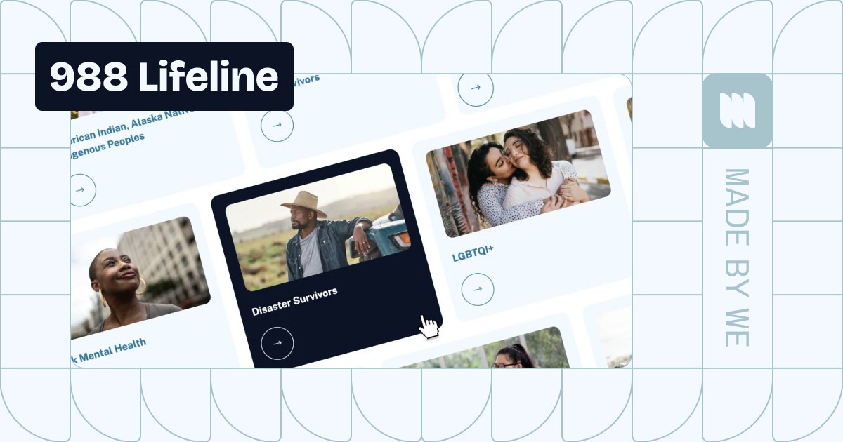 988 Lifeline | Case Study | Made by We