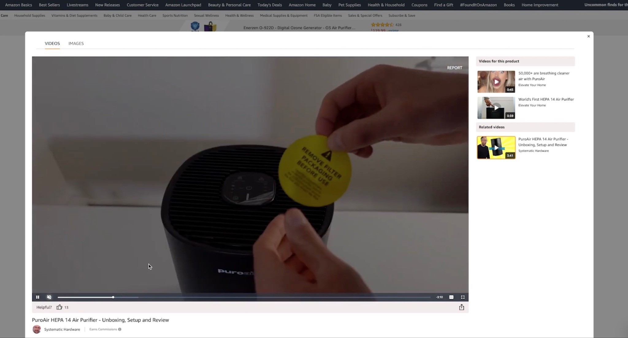 Product videos example for Amazon Listing Optimization