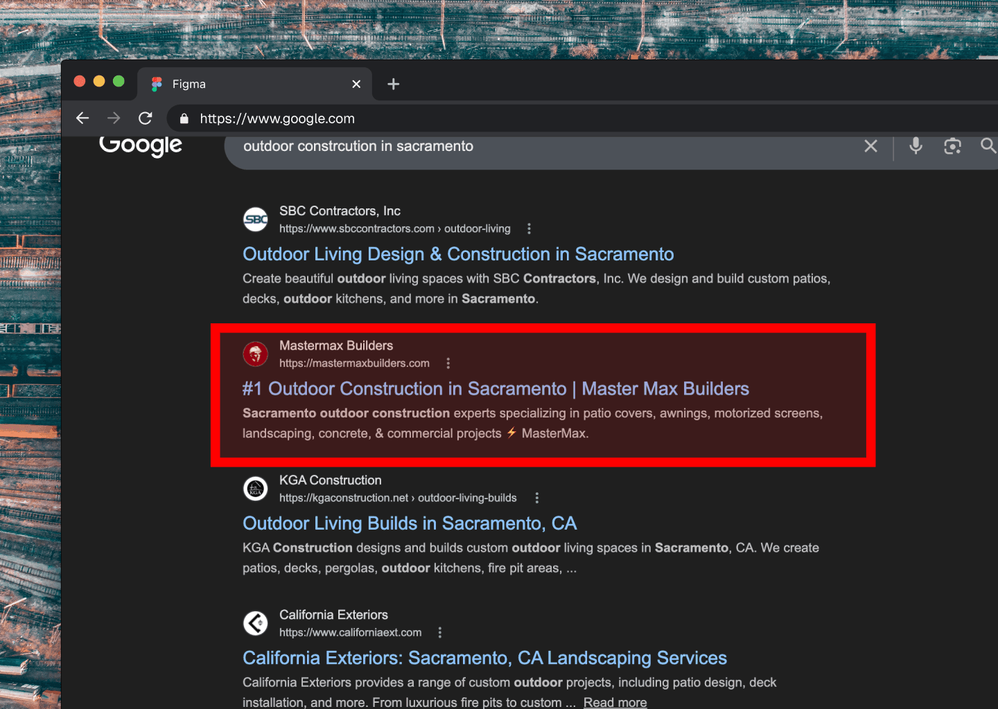 Mastermax SEO Result
