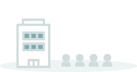 小規模な企業をイメージしたイラスト。