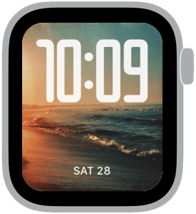 sunburnt Apple Watch face preview 3 featuring 4th of july and summer.