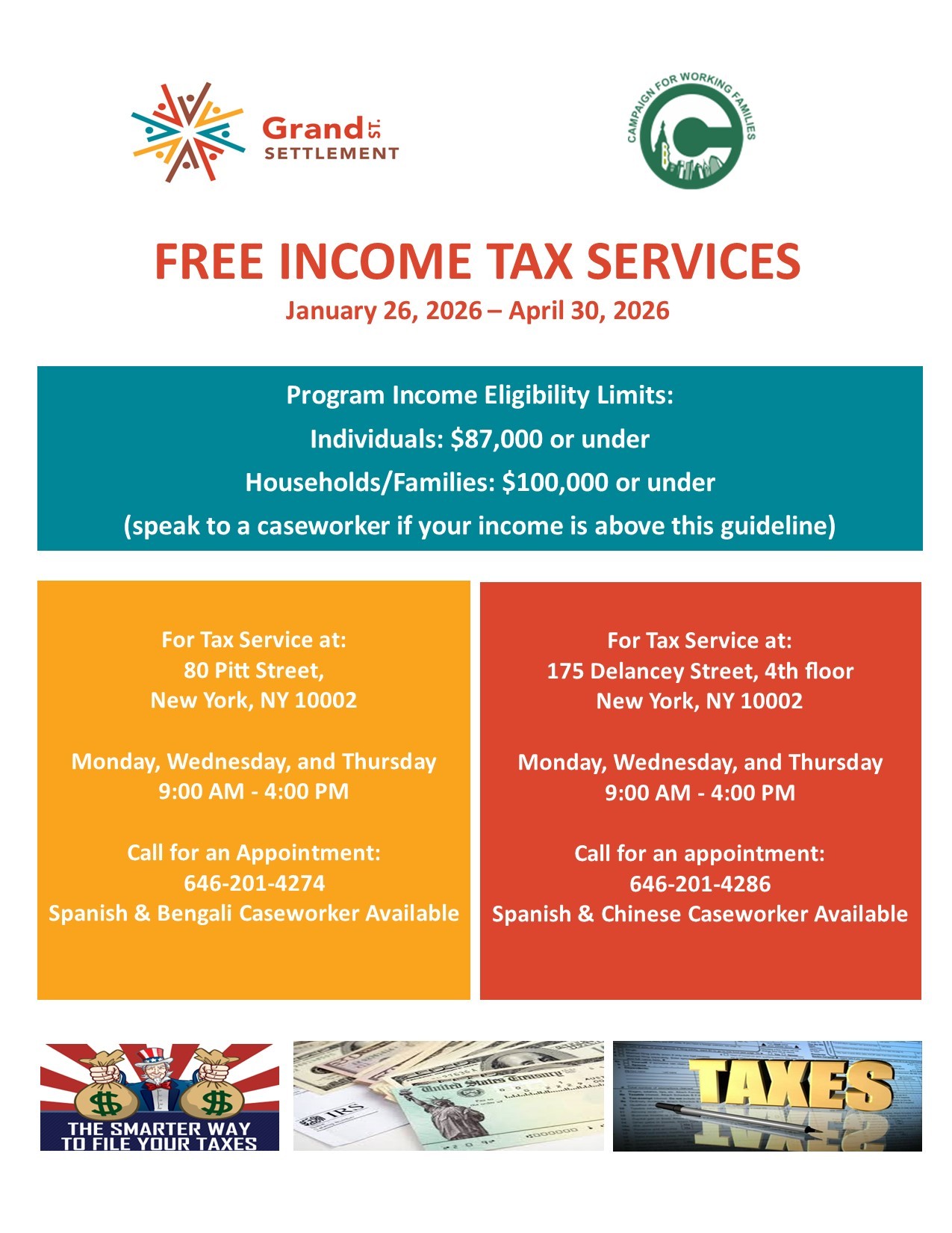 Free Tax Prep poster