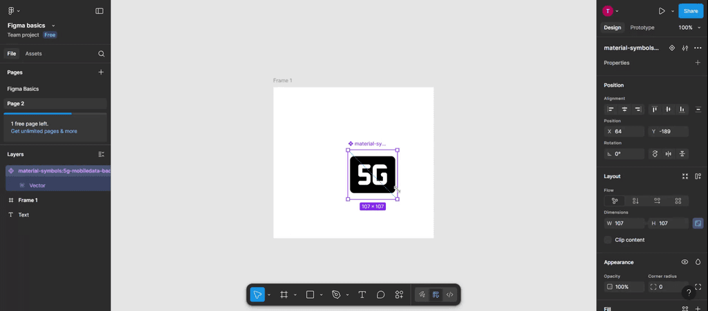 如何在 Figma 中添加图标 | Trupeer AI 教程视频制作工具