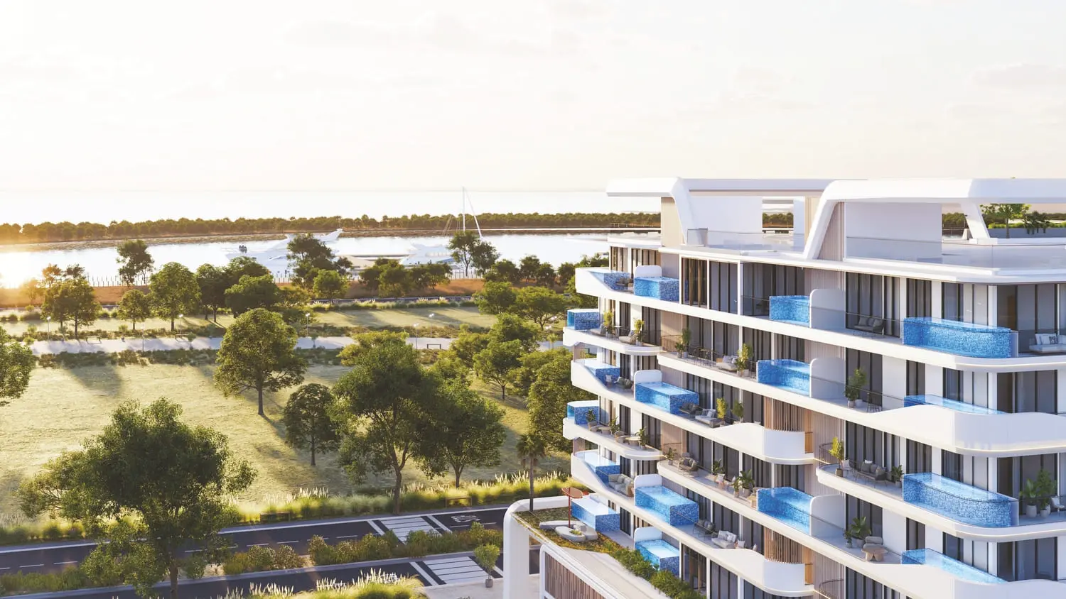 Ocean Pearl 1 and 2 sama building detail