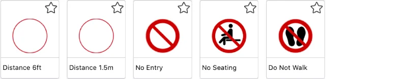 magic plan health and safety icons including wash hands, wear gloves, mask, and face shield