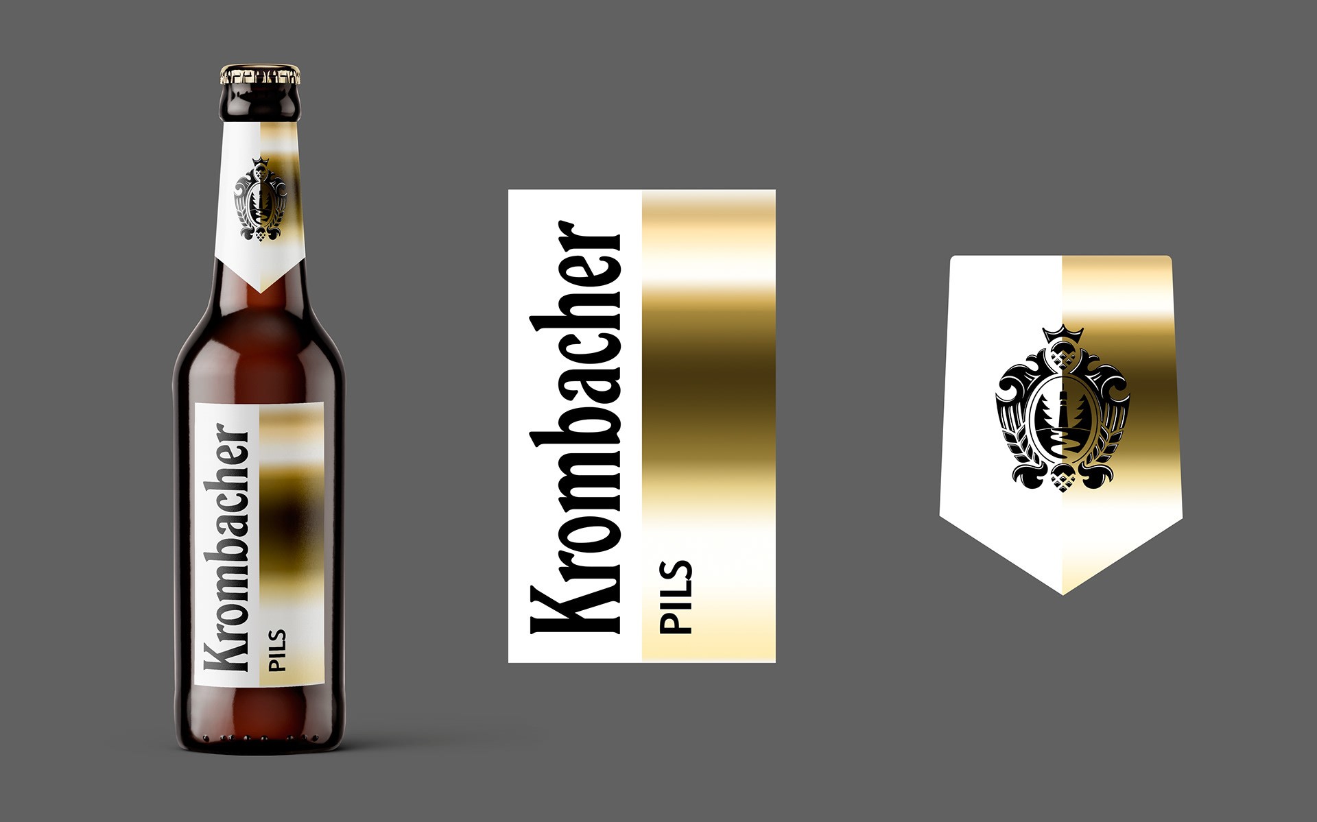 Labeldesign für die Krombacher Nightlife Edition – reduziert, laut und bewusst anders gedacht.