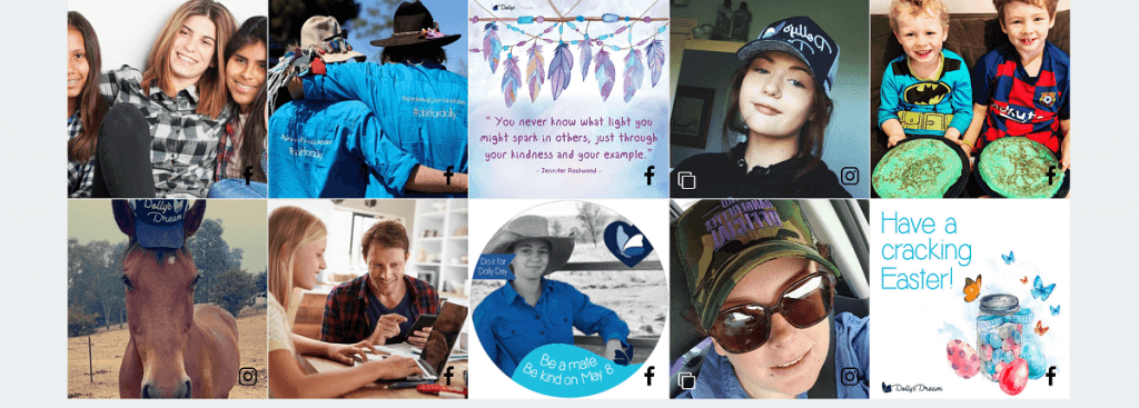 instagram wall example