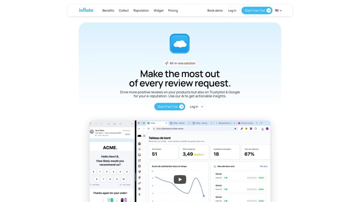 Top 7 Shopify Reviews App Picks for Boosting Sales in 2025 - Inflate